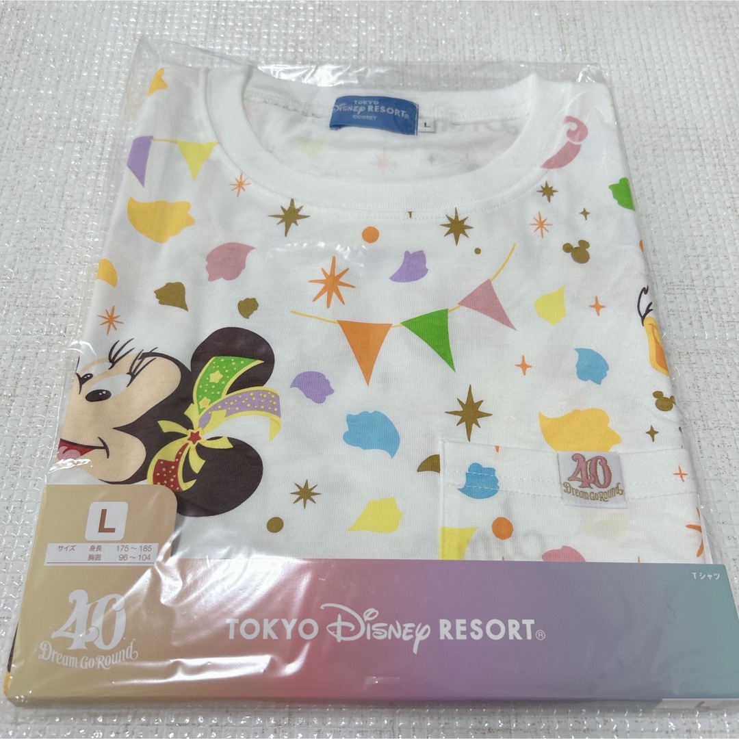 Disney(ディズニー)のディズニー 40周年 Tシャツ Lサイズ レディースのトップス(Tシャツ(半袖/袖なし))の商品写真