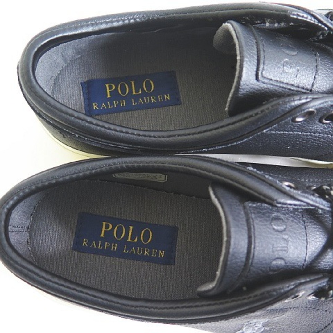 POLO RALPH LAUREN(ポロラルフローレン)のPOLO RALPH LAUREN ローカットスニーカー US MS7 黒 メンズの靴/シューズ(スニーカー)の商品写真
