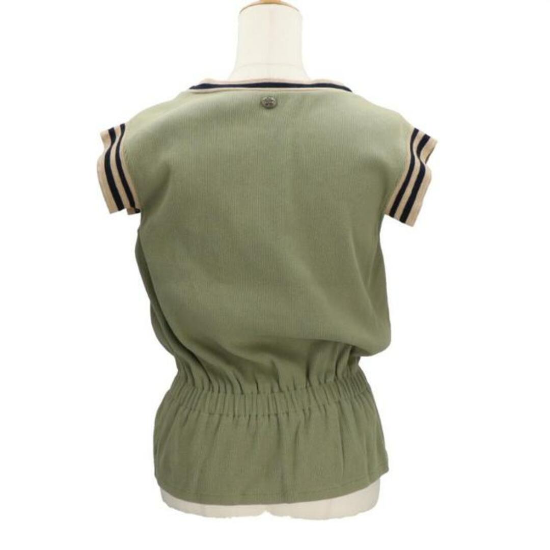 楽天 送料無料にならない CHANEL - CHANEL シャネル/リブコットンカットソーP55591V41072 Tシャツ(半袖+袖なし)
