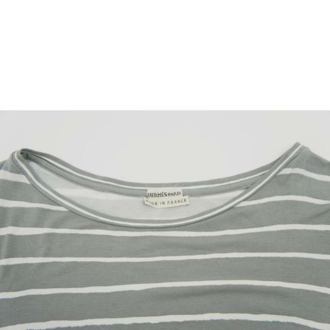 Hermes(エルメス)のHERMES エルメス/ボーダーカトソー/Bランク/09【中古】 レディースのトップス(Tシャツ(半袖/袖なし))の商品写真