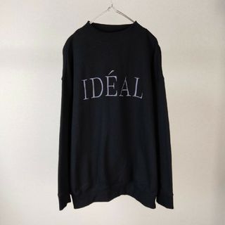 VINTAGE - IDEAL デカロゴ　ロゴ刺繍　スウェット　トレーナー　古着　ストリート