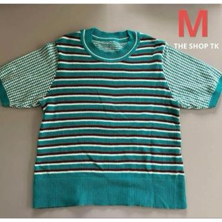 【THE SHOP TK】半袖サマーニット M