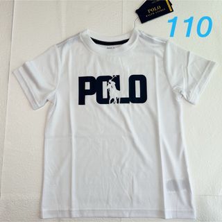 ポロラルフローレン(POLO RALPH LAUREN)の新作◇ラルフローレン ビッグポニーパフォーマンスTシャツ ホワイト 4T/110(Tシャツ/カットソー)