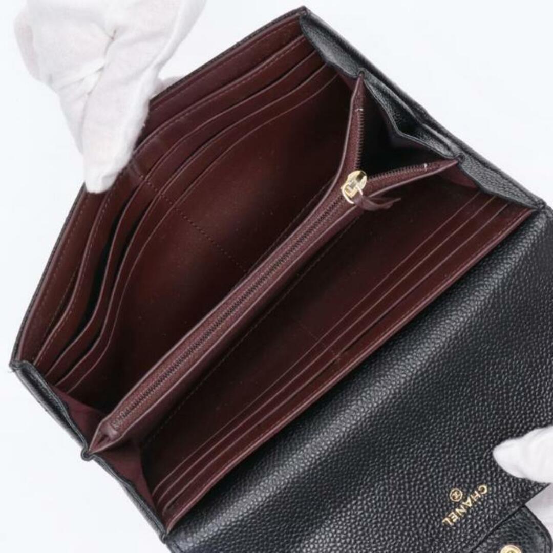 CHANEL - CHANEL シャネル/長財布 マトラッセ/キャビア/254 CHANEL - CHANEL シャネル/長財布 マトラッセ/キャビア/254