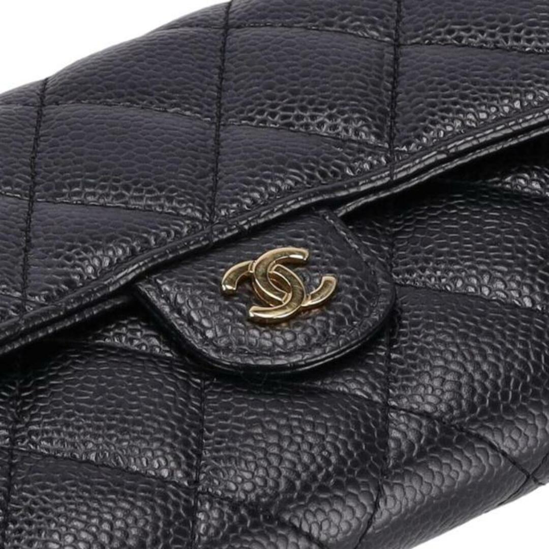 CHANEL(シャネル)のCHANEL シャネル/長財布 マトラッセ/キャビア/254*****/ABランク/06【中古】 レディースのファッション小物(財布)の商品写真