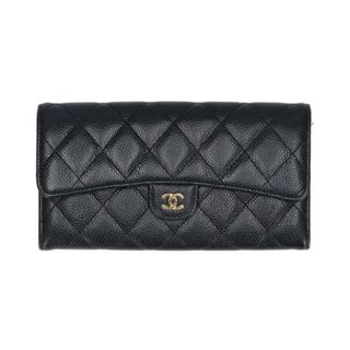 シャネル(CHANEL)の<br>CHANEL シャネル/長財布 マトラッセ/キャビア/254*****/ABランク/06【中古】(財布)