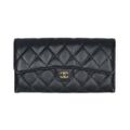 CHANEL シャネル/長財布 マトラッセ/キャビア/254*****/ABラン