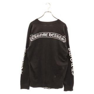 クロムハーツ(Chrome Hearts)のCHROME HEARTS クロムハーツ Back Scroll L/S Tee バック スクロールロゴ長袖Tシャツ ブラック(Tシャツ/カットソー(七分/長袖))