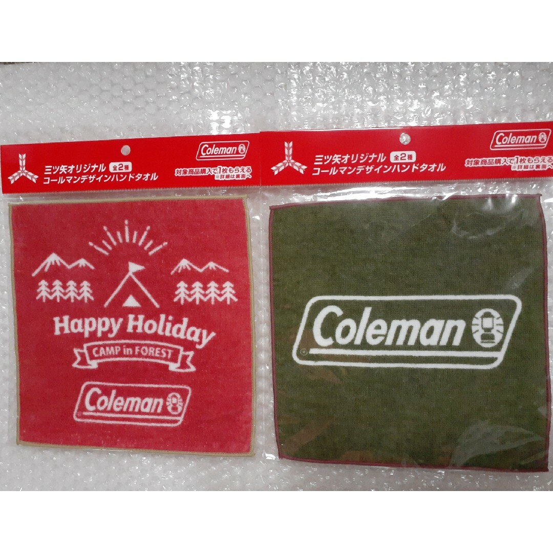 Coleman(コールマン)のコールマンデザインハンドタオル エンタメ/ホビーのコレクション(ノベルティグッズ)の商品写真
