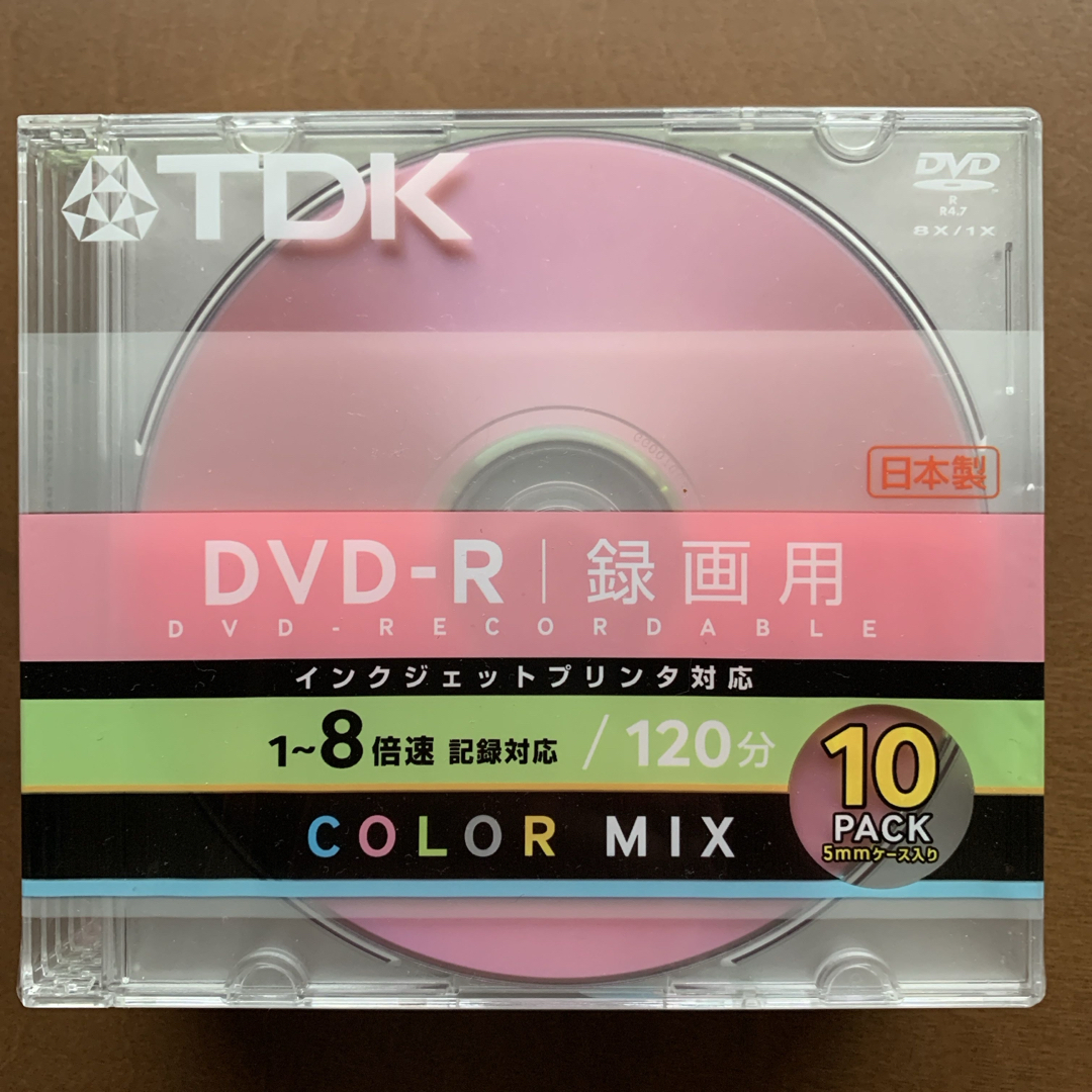 TDK(ティーディーケイ)の未使用★TDK「DVD-R録画用」120分　5mmmケース入り10枚入り スマホ/家電/カメラのテレビ/映像機器(その他)の商品写真