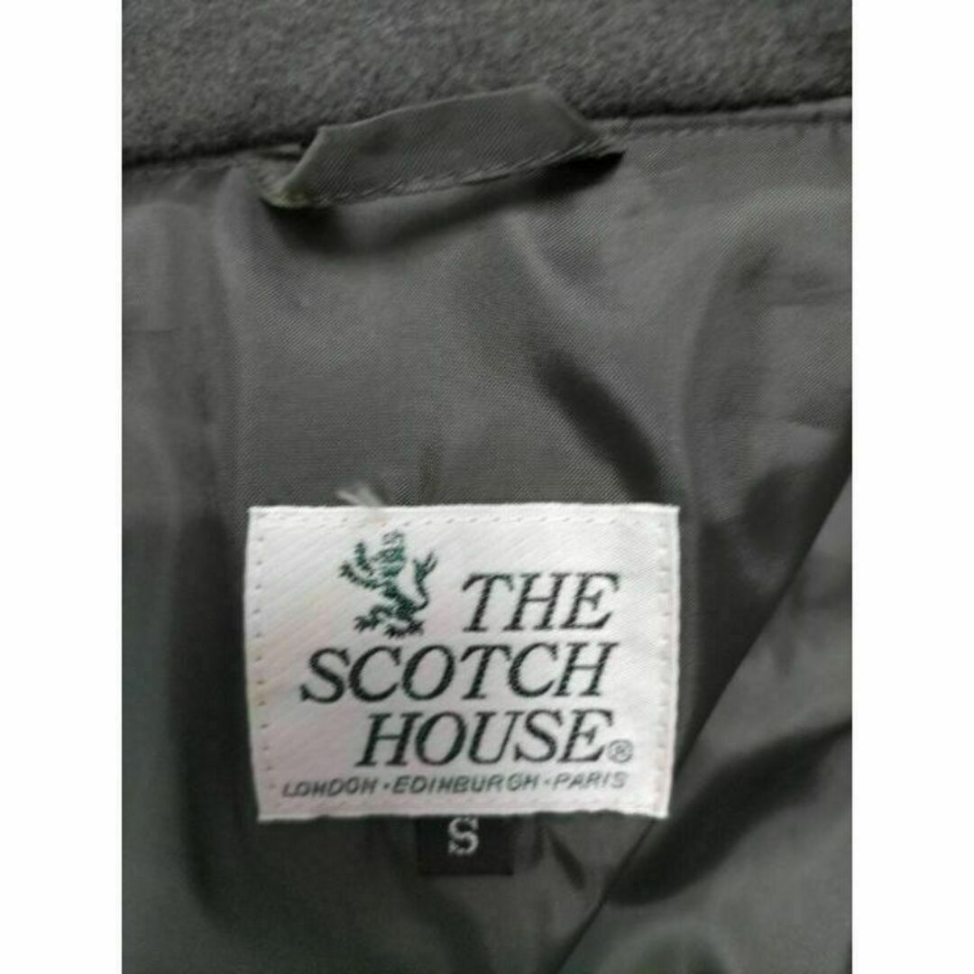 THE SCOTCH HOUSE(ザスコッチハウス)のTHE SCOTCH HOUSE ザスコッチハウス ハーフウールコート グレーS メンズのジャケット/アウター(その他)の商品写真