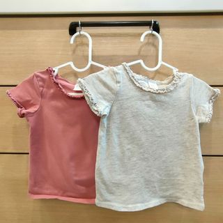 80 Ｔシャツ　双子　お揃い　2枚セット(Ｔシャツ)