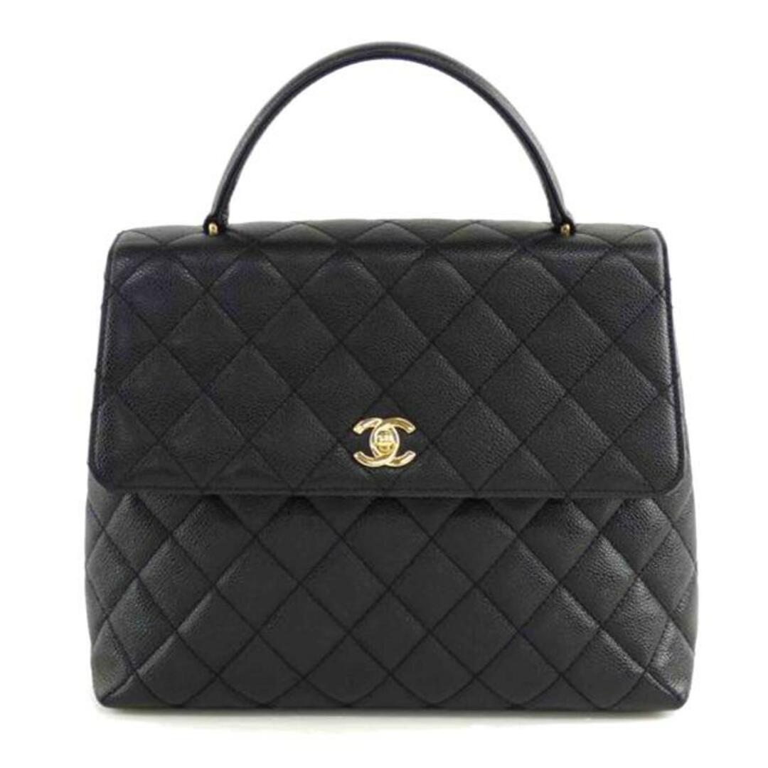 CHANEL(シャネル)のCHANEL シャネル/キャビアスキンハンド/ゴールド金具/778****/ABランク/64【中古】 レディースのバッグ(ハンドバッグ)の商品写真