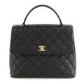 CHANEL シャネル/キャビアスキンハンド/ゴールド金具/778****/AB