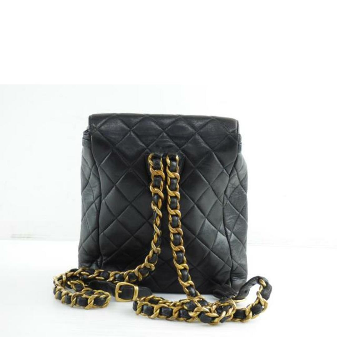 CHANEL(シャネル)のCHANEL シャネル/ラムスキンチェーンリュックサック/376****/Bランク/64【中古】 レディースのバッグ(リュック/バックパック)の商品写真