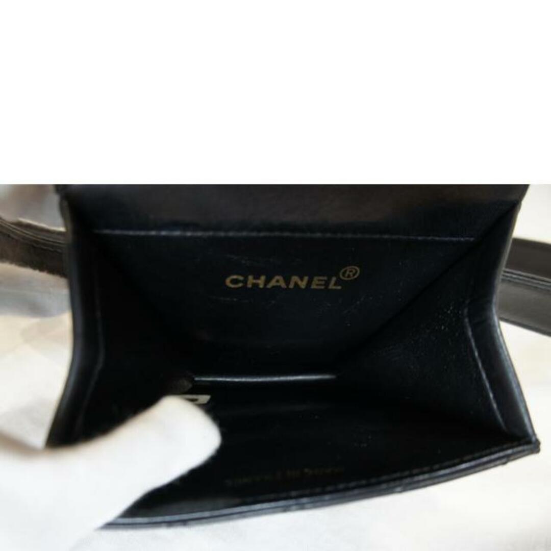 CHANEL(シャネル)のCHANEL  シャネル/ベルトバッグ/ラム/ブラック/175****/ABランク/92【中古】 レディースのバッグ(ボディバッグ/ウエストポーチ)の商品写真