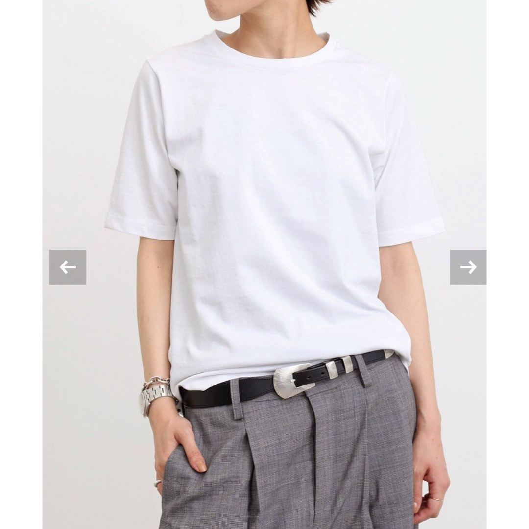 L'Appartement DEUXIEME CLASSE(アパルトモンドゥーズィエムクラス)のL'Appartement Beautiful T Shirts ホワイト メンズのトップス(Tシャツ/カットソー(半袖/袖なし))の商品写真