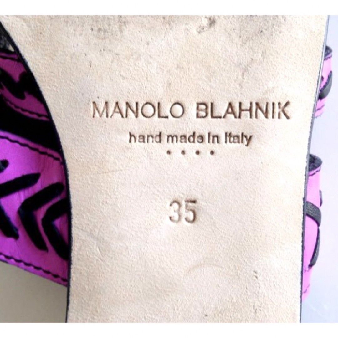 MANOLO BLAHNIK(マノロブラニク)のマノロブラニク サンダル 35 レディースの靴/シューズ(サンダル)の商品写真