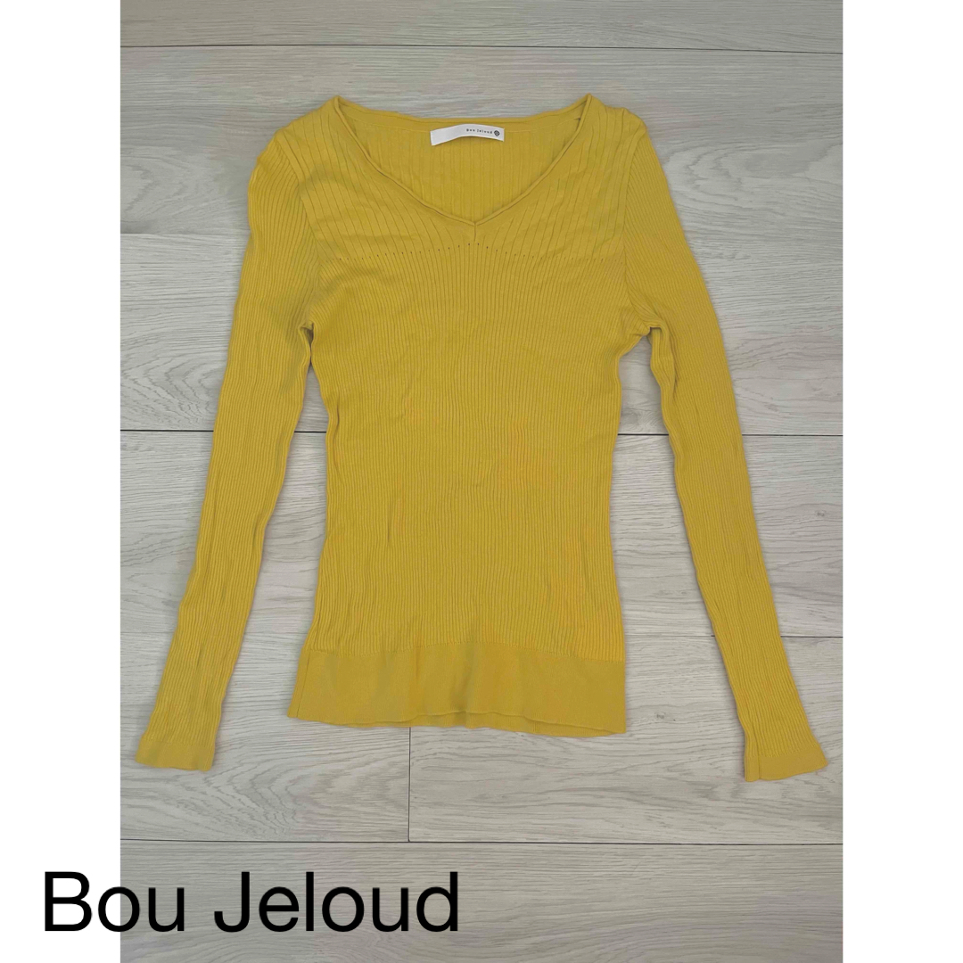 Bou Jeloud(ブージュルード)のBou Jeloud＊イエローカットソー レディースのトップス(カットソー(長袖/七分))の商品写真