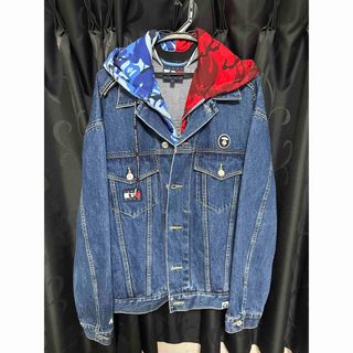 エーエイプバイアベイシングエイプ(AAPE BY A BATHING APE)のBATHING APE × Tommy Jeans Denim Jacket(Gジャン/デニムジャケット)