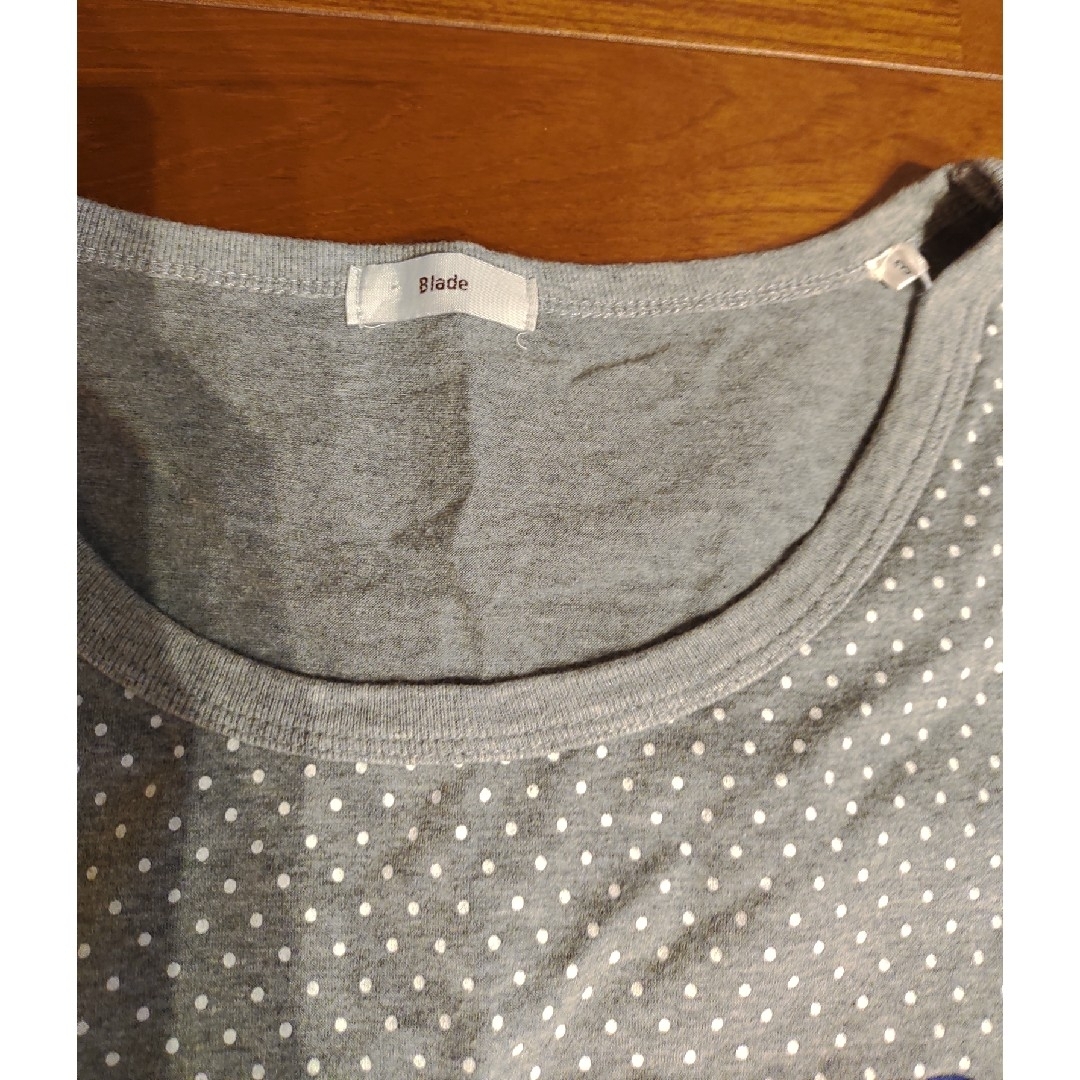 グレー七分Tシャツ メンズのトップス(Tシャツ/カットソー(七分/長袖))の商品写真