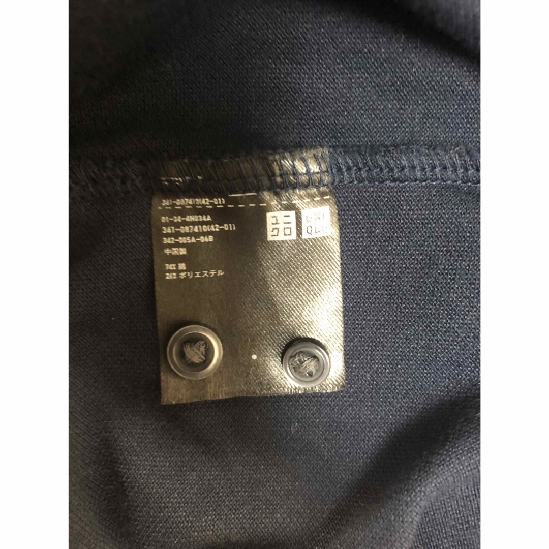 UNIQLO(ユニクロ)のUNIQLO メンズ 半袖ポロシャツ LLサイズ ネイビー フォロー割引あり メンズのトップス(ポロシャツ)の商品写真