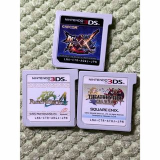 ニンテンドー3DS - モンスターハンターXX ルーンファクトリー4 シアトリズムファイナルファンタジー