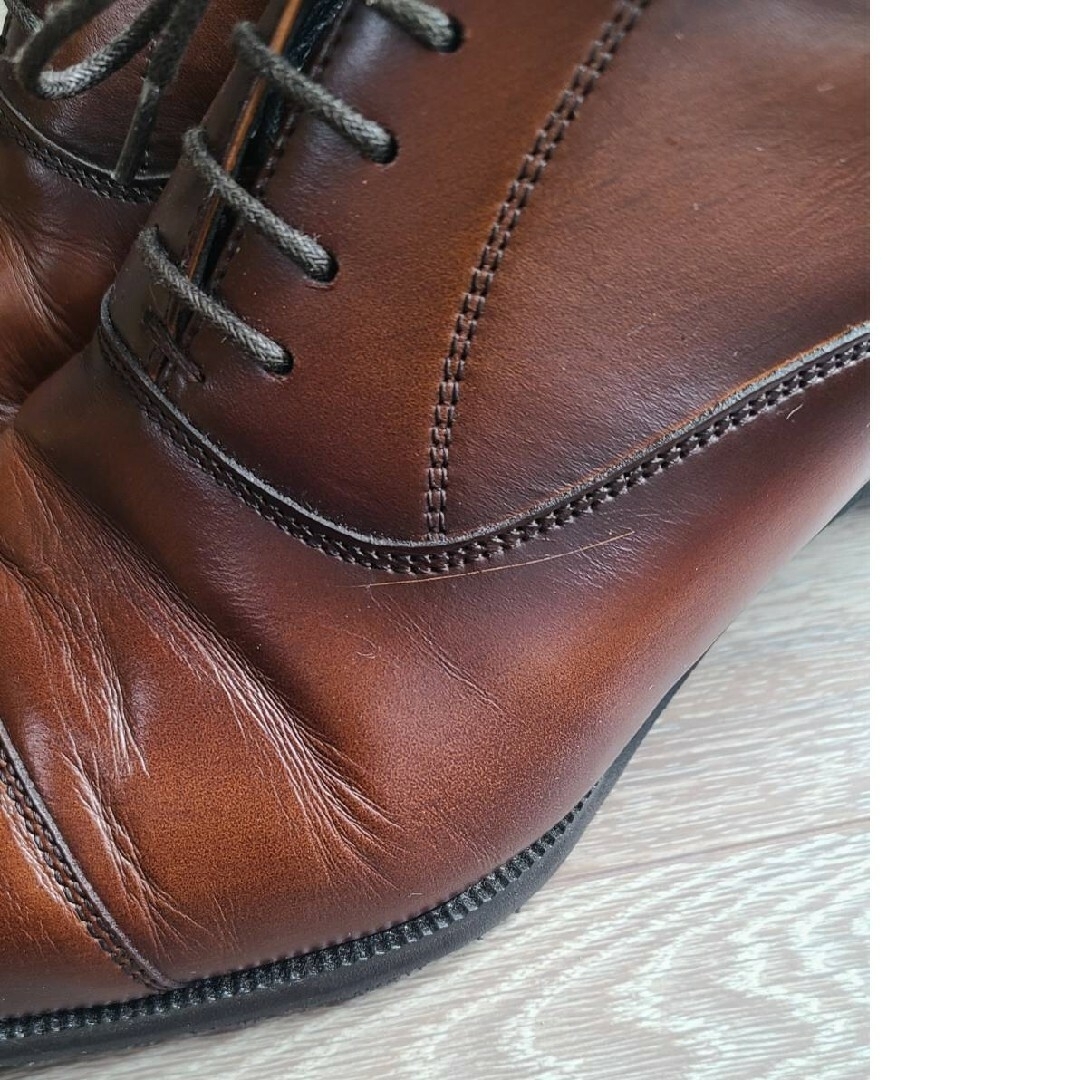 MODELLO（madras）(モデロ)のマドラス　ビジネスシューズ　ブラウン　25.5cm　モデロ　GORE-TEX　靴 メンズの靴/シューズ(ドレス/ビジネス)の商品写真