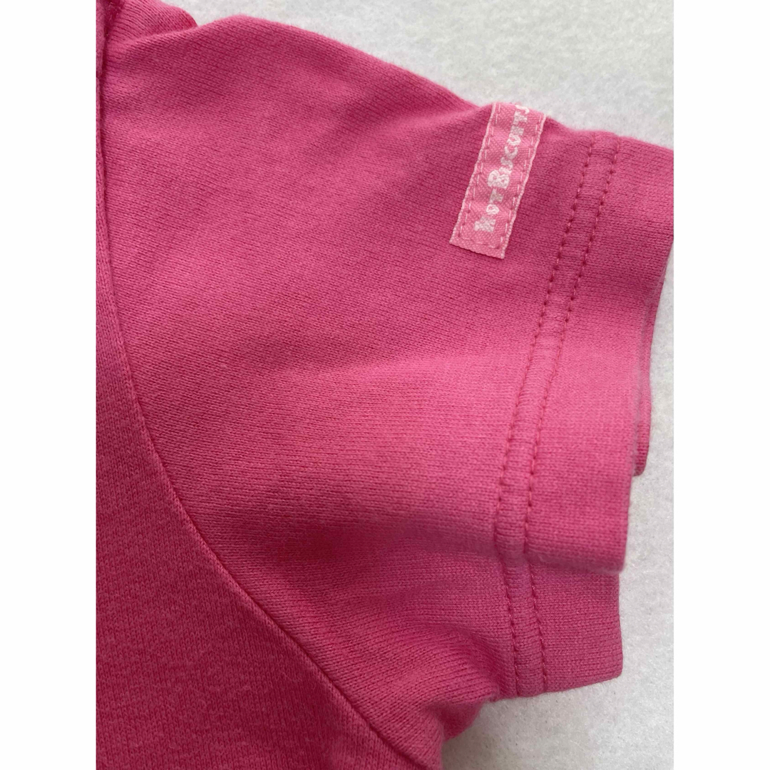 HOT BISCUITS(ホットビスケッツ)のピンク 半袖 Ｔシャツ 90 キッズ/ベビー/マタニティのキッズ服女の子用(90cm~)(Tシャツ/カットソー)の商品写真