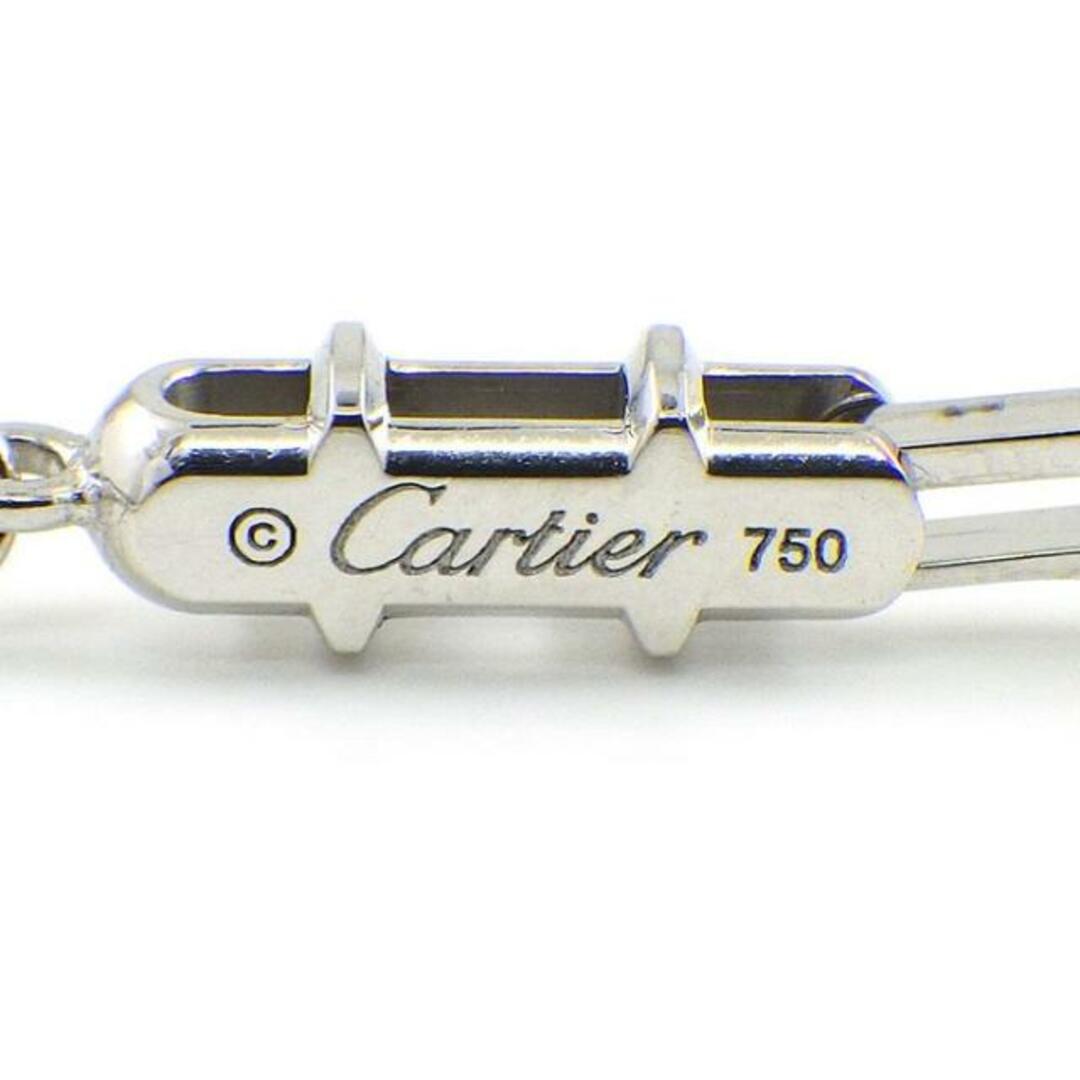 Cartier(カルティエ)の【★最終お値引き品】 カルティエ Cartier ネックレス チャンドラ フリンジ スウィング ドロップ 3ポイント パール 5.0-6.0mm珠 ダイヤモンド K18WG 【中古】 レディースのアクセサリー(ネックレス)の商品写真