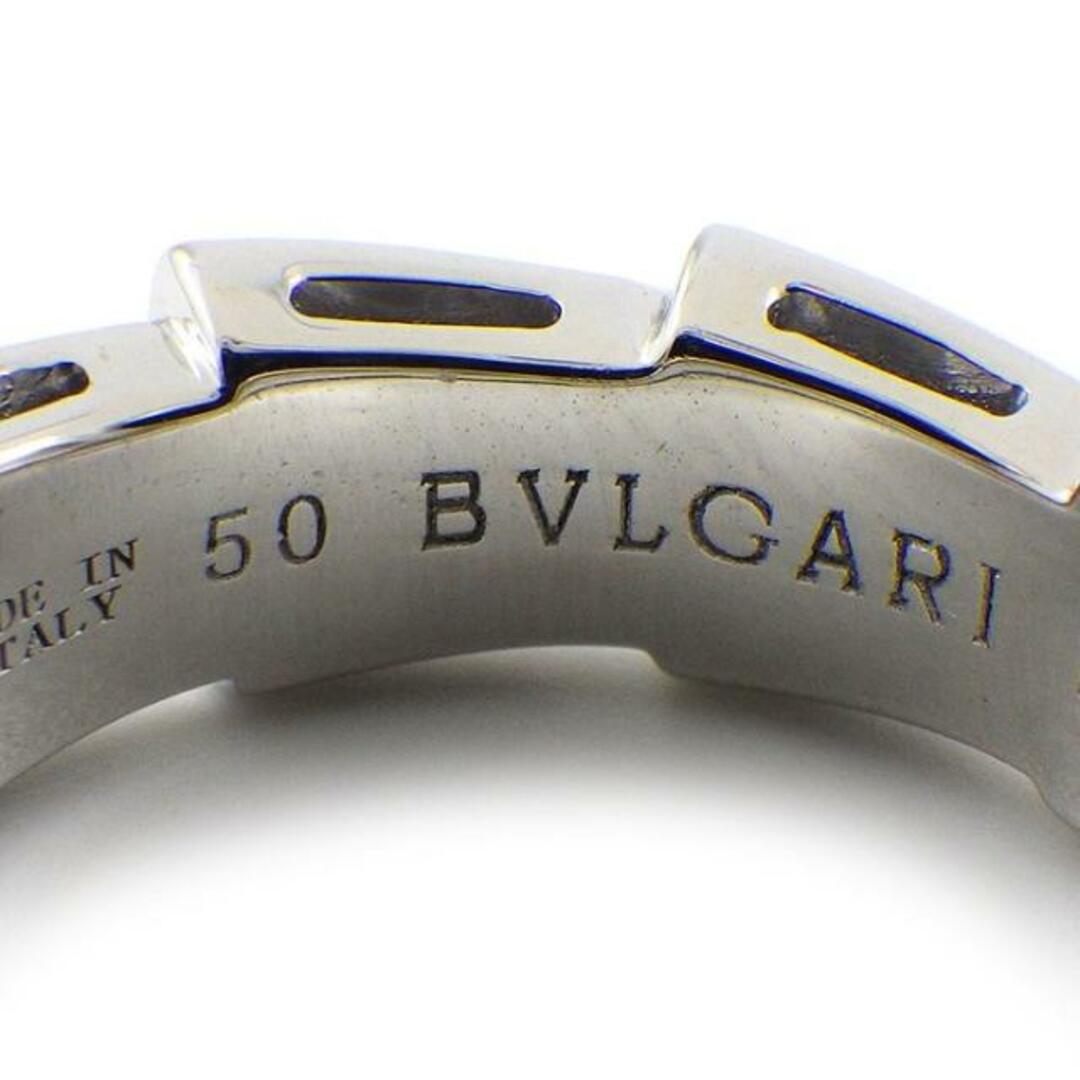 BVLGARI(ブルガリ)の【★最終お値引き品】 ブルガリ BVLGARI リング セルペンティ ヴァイパー フル サークル パヴェ ダイヤモンド K18WG 9.5号 / #50 【中古】 レディースのアクセサリー(リング(指輪))の商品写真