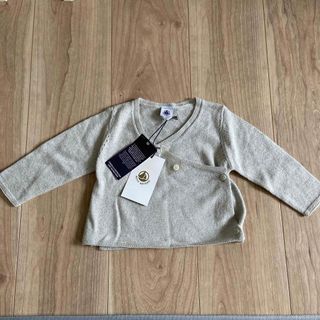 PETIT BATEAU - 新品プチバトー　カーディガン　12m/74cm