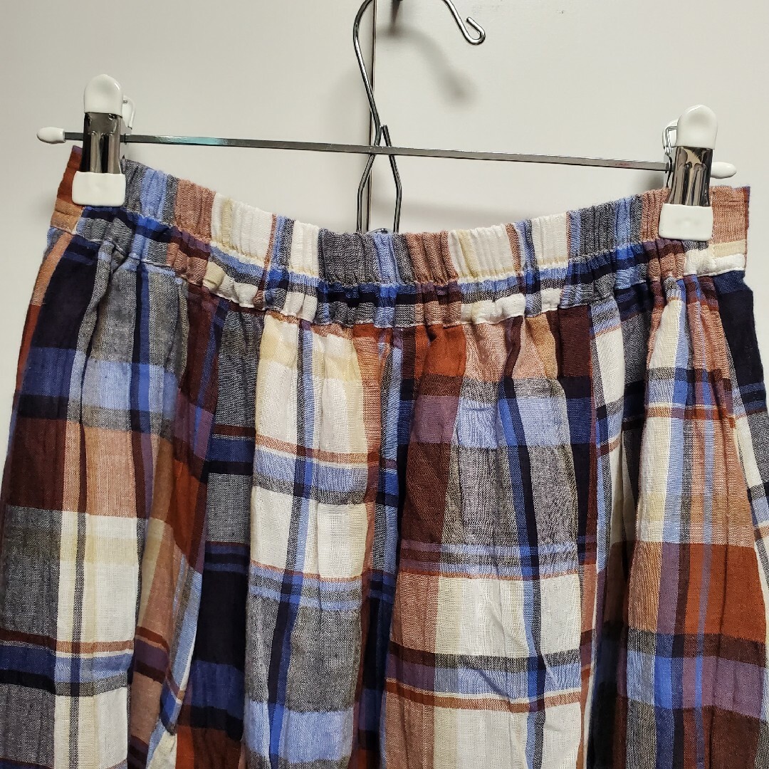 Discoat(ディスコート)のDiscoat ロングスカート　size　M　チェック柄 レディースのスカート(ロングスカート)の商品写真