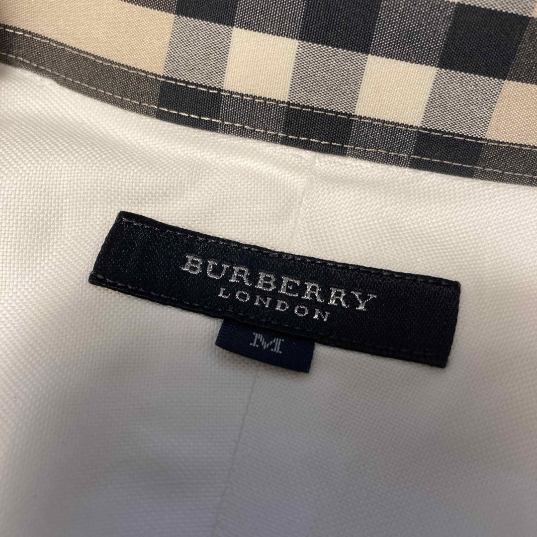 BURBERRY(バーバリー)の希少！美品！バーバリー！半袖ボタンダウンシャツ日本製ノバチェック メンズのトップス(シャツ)の商品写真