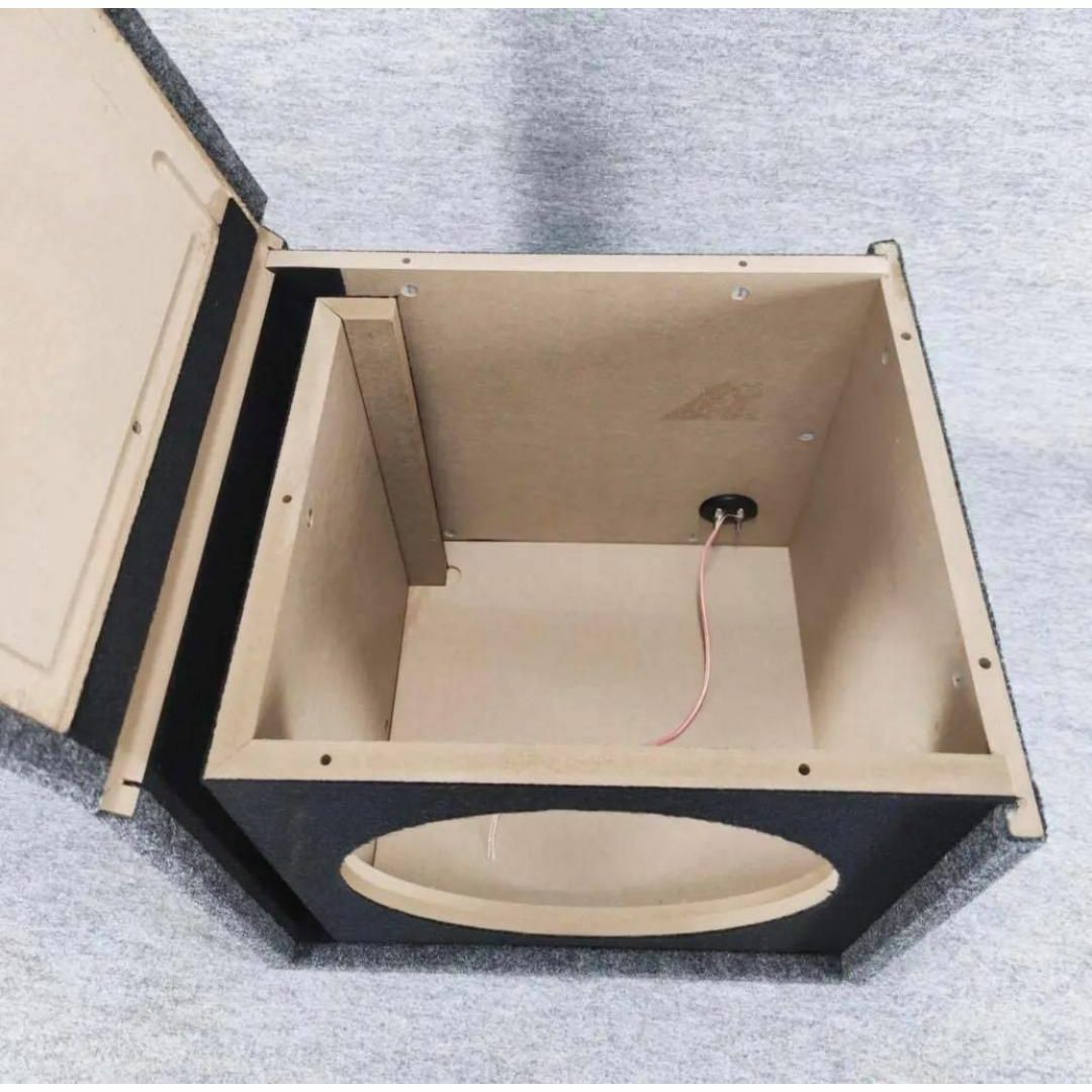 ウーハーボックス 12インチ カースピーカー カンタンボックス  ブラック 自動車/バイクの自動車(カーオーディオ)の商品写真