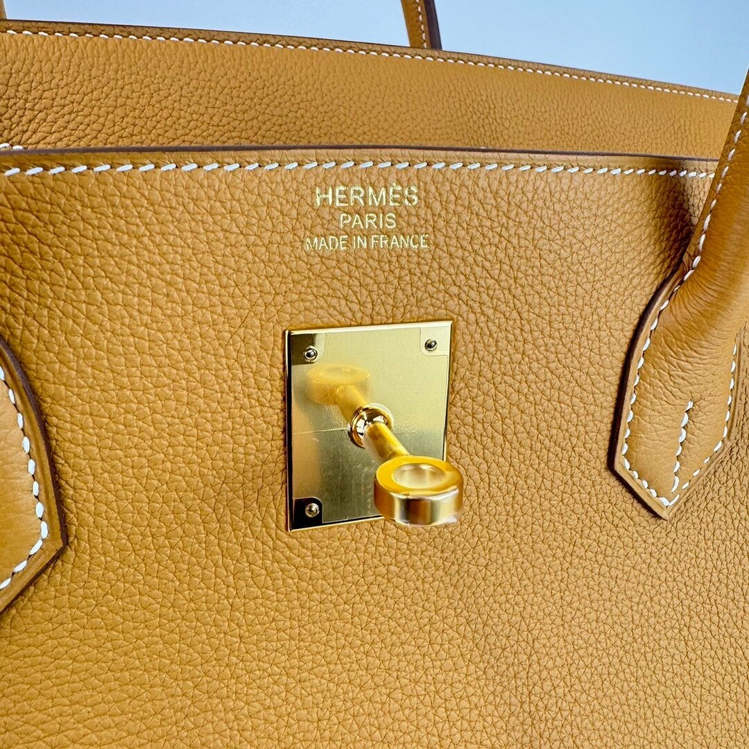 Hermes(エルメス)の新品 HERMES エルメス Birkin40 バーキン40 Naturel sable ナチュラルサブレ Togo トゴ GHW ゴールド金具 B刻 レディースのバッグ(ハンドバッグ)の商品写真