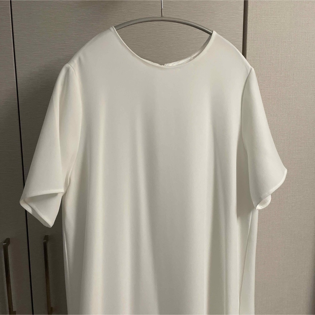 Drawer(ドゥロワー)のCAINEE ケイニー oversized maxi dress white レディースのワンピース(ロングワンピース/マキシワンピース)の商品写真
