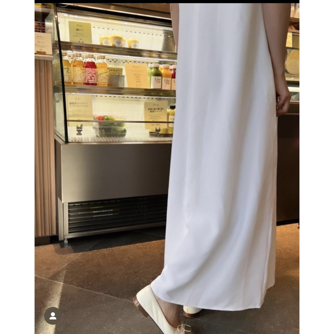 Drawer(ドゥロワー)のCAINEE ケイニー oversized maxi dress white レディースのワンピース(ロングワンピース/マキシワンピース)の商品写真