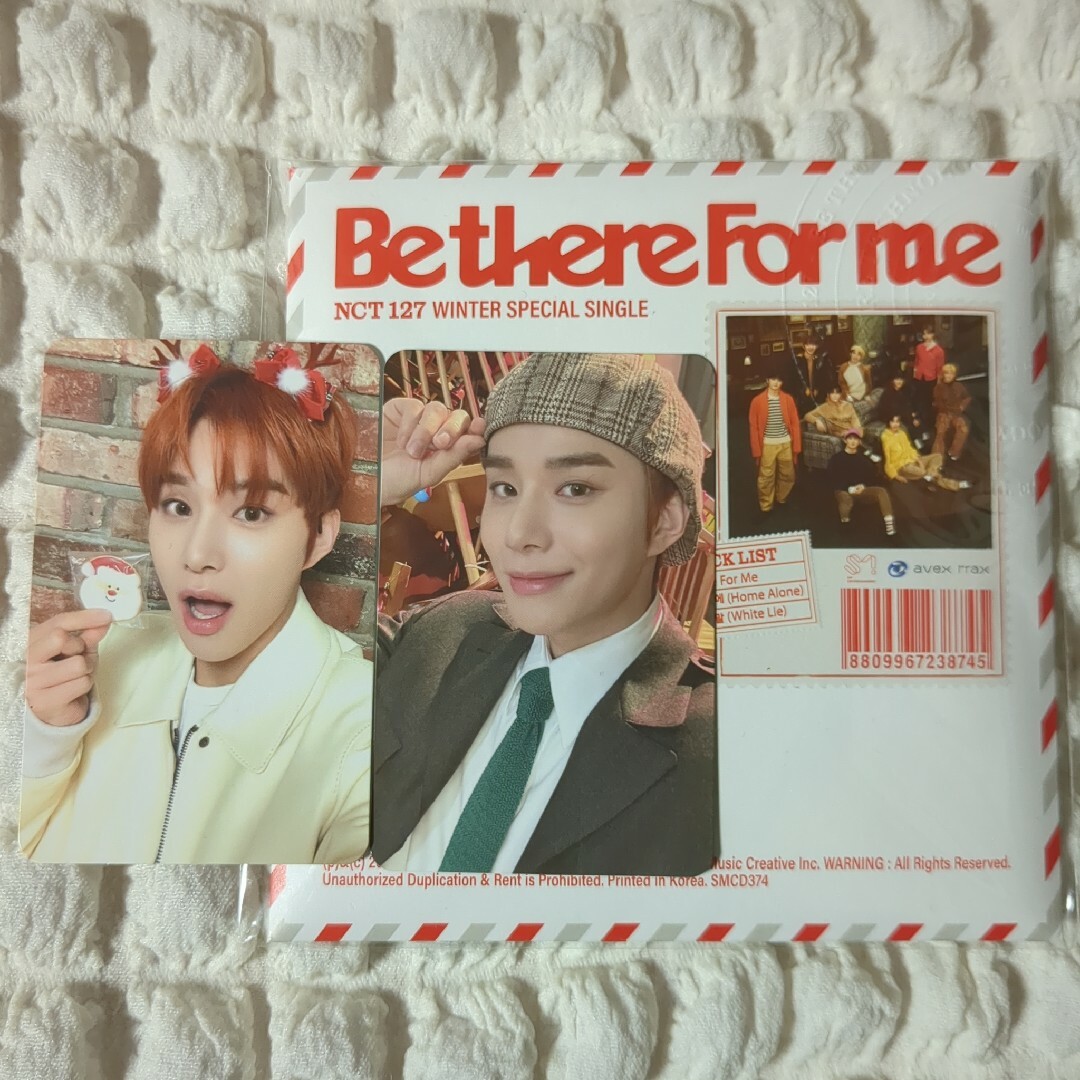 NCT127(エヌシーティー127)のNCT127 ジョンウ トレカ Be there for me 日本版 未開封 エンタメ/ホビーのCD(K-POP/アジア)の商品写真