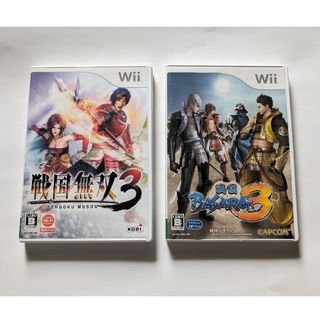 ウィー(Wii)のwii  戦国無双３  戦国バサラ３  2本セット(家庭用ゲームソフト)