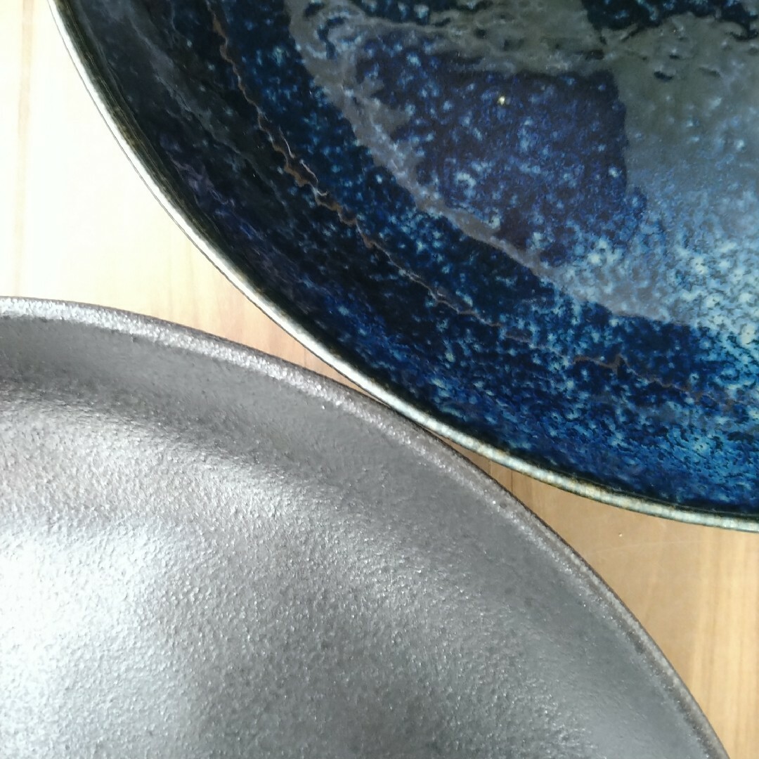 美濃焼(ミノヤキ)のオーバル深皿・４枚　美濃焼 インテリア/住まい/日用品のキッチン/食器(食器)の商品写真