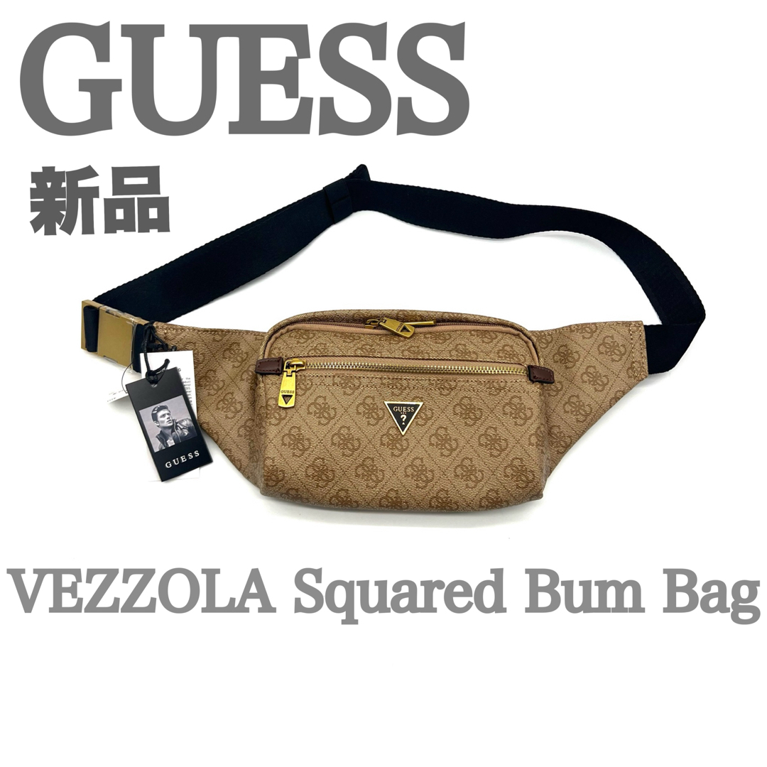 GUESS(ゲス)の新品 未使用 GUESS VEZZOLA Squared Bum Bag バッグ メンズのバッグ(ボディーバッグ)の商品写真