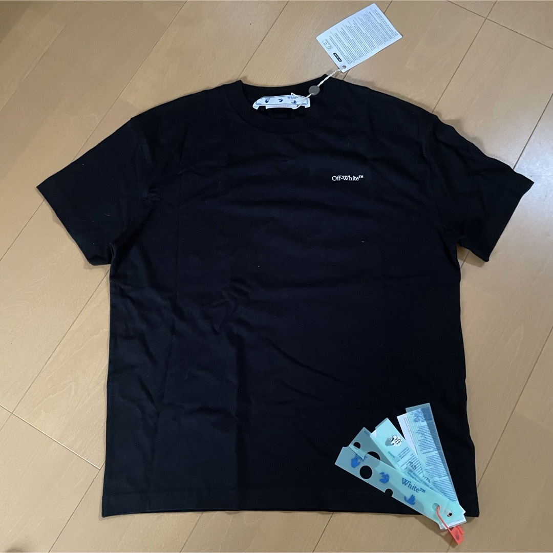 OFF-WHITE(オフホワイト)の最終価格　OFF-WHITE 刺繍　Tシャツ レディースのトップス(Tシャツ(半袖/袖なし))の商品写真