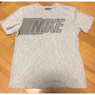 ナイキ(NIKE)のNIKE 半袖 Tシャツ メンズ Lサイズ ナイキ グレー ドライフィット(Tシャツ/カットソー(半袖/袖なし))