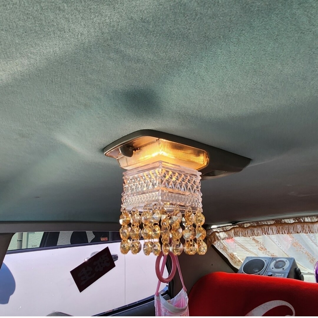 旧車　デコトラ　単車　シャンデリア インテリア/住まい/日用品のライト/照明/LED(天井照明)の商品写真
