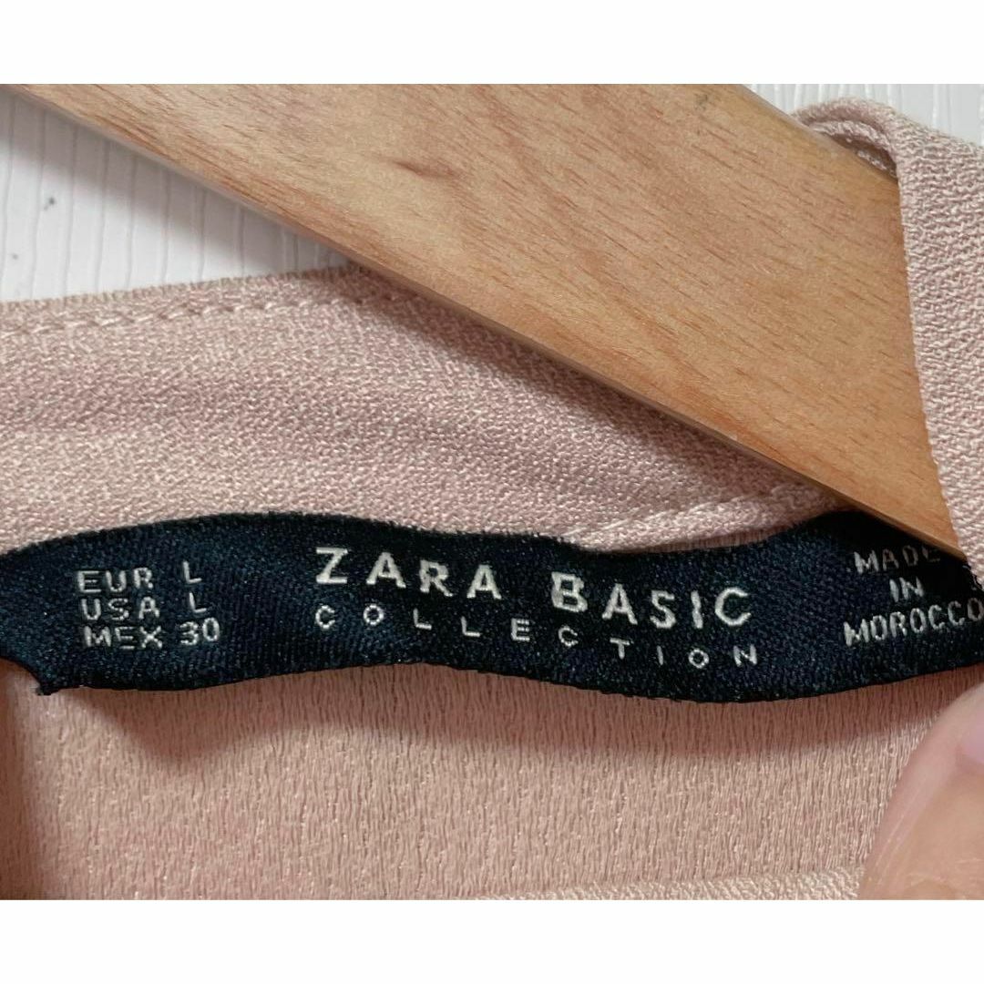 ZARA(ザラ)のZARA ザラ　ワンピース　大きいサイズ　L シンプル　きれいめ　おしゃれ レディースのワンピース(ひざ丈ワンピース)の商品写真