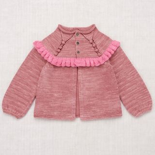 ミーシャアンドパフ(Misha & Puff)の【新品】misha&puff ruffle cardigan 3y(カーディガン)