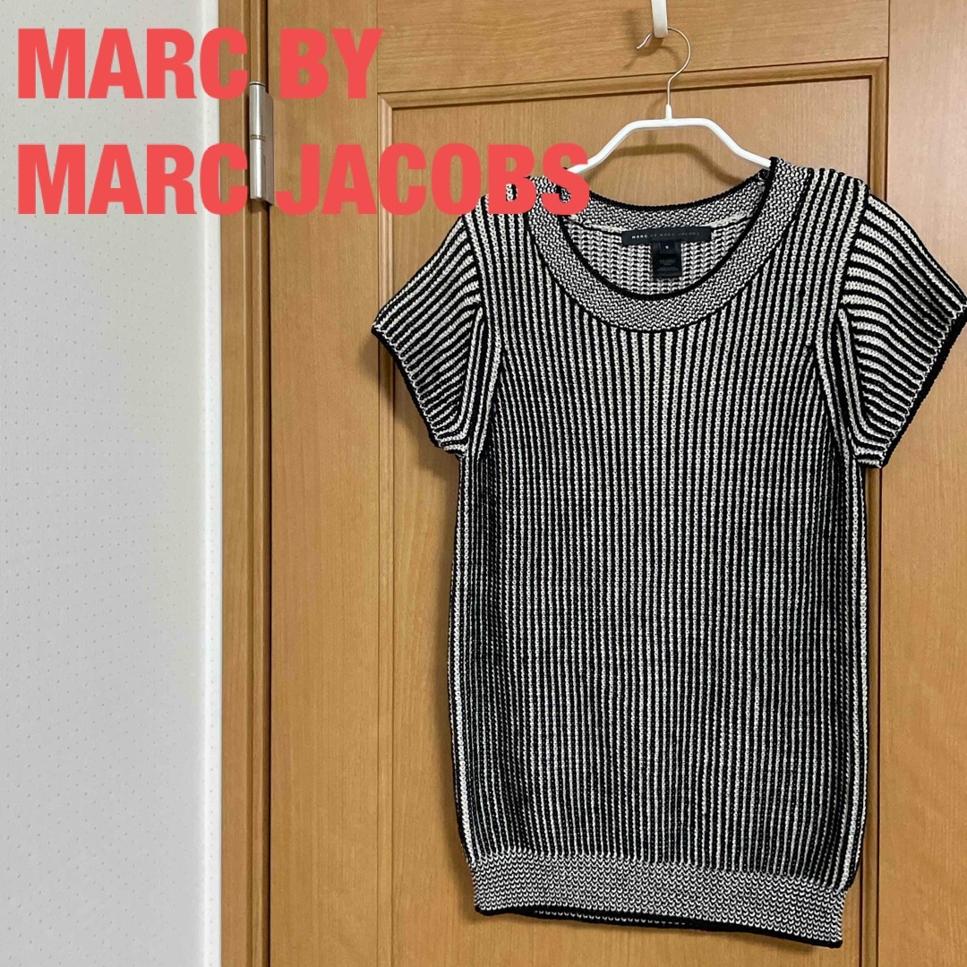 MARC BY MARC JACOBS(マークバイマークジェイコブス)のMARC BY MARC JACOBS｜半袖ローゲージニット レディースのトップス(Tシャツ(半袖/袖なし))の商品写真