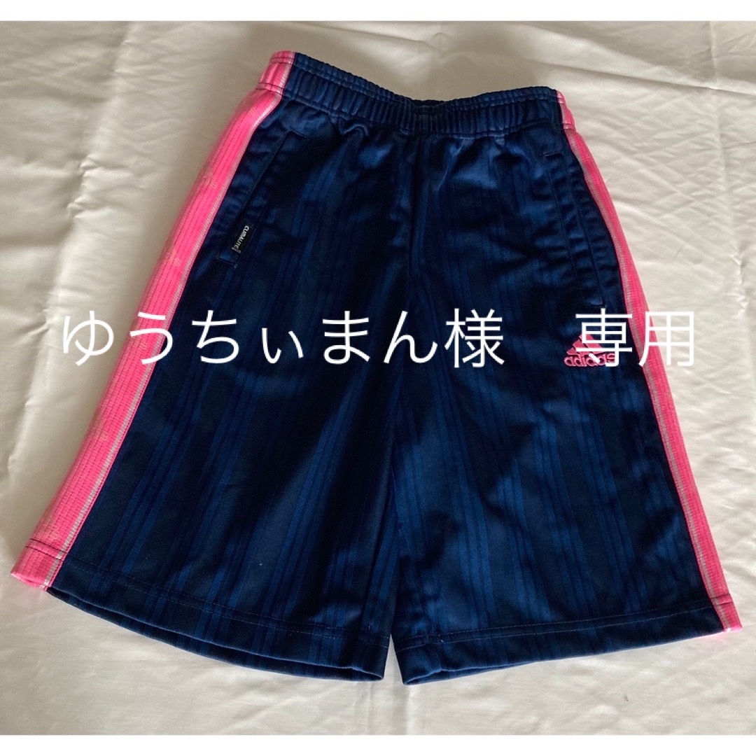 adidas(アディダス)のadidas アディダス　ハーフパンツ　140cm キッズ/ベビー/マタニティのキッズ服女の子用(90cm~)(パンツ/スパッツ)の商品写真