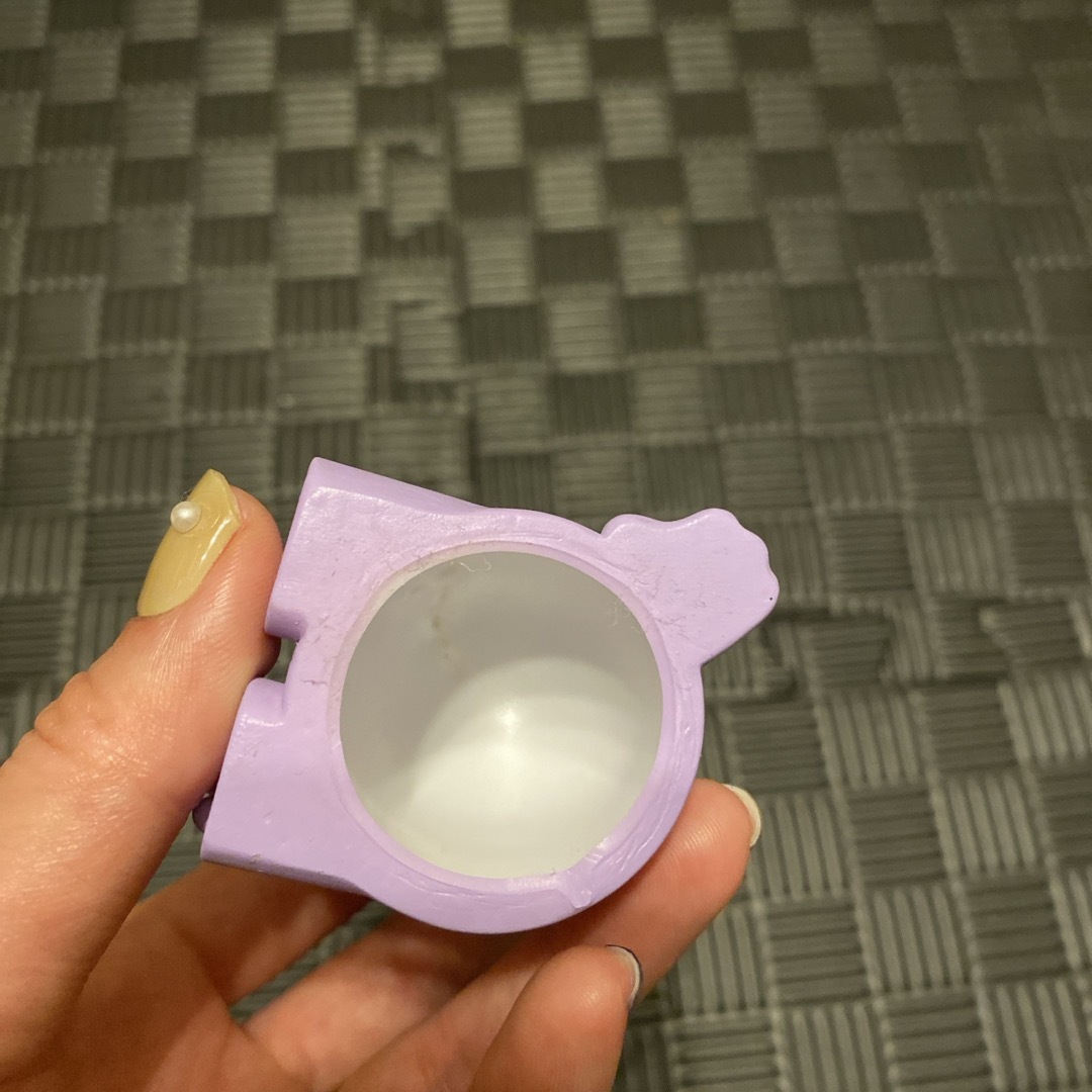 EMU boy mini / Lavender 指人形　ソフビ ハンドメイドのおもちゃ(フィギュア)の商品写真